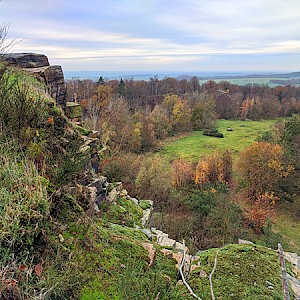 Blick vom Gaulitzberg ins Wurzener Land