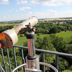 Blick vom Wachtelbergturm